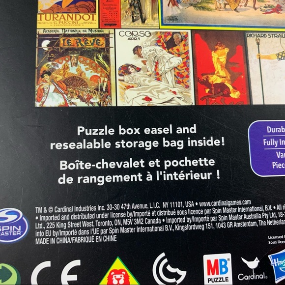 VINTAGE OPERA POSTER Big Ben Luxe 1000 Piece Puzzle 20’s 30’s Art Deco Collage - Picture 4 of 8